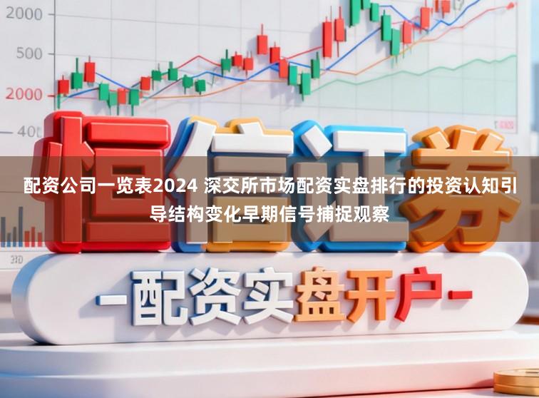 配资公司一览表2024 深交所市场配资实盘排行的投资认知引导结构变化早期信号捕捉观察