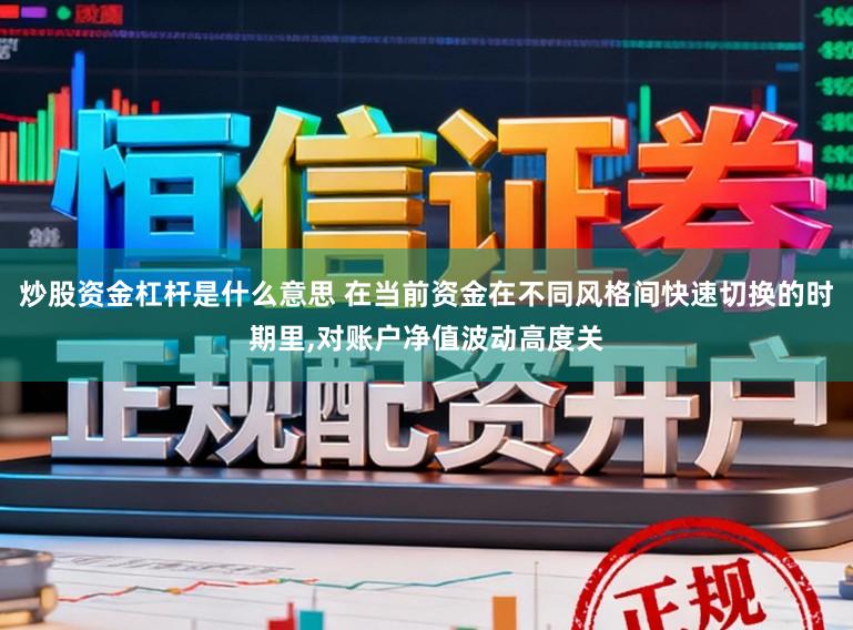 炒股资金杠杆是什么意思 在当前资金在不同风格间快速切换的时期里,对账户净值波动高度关