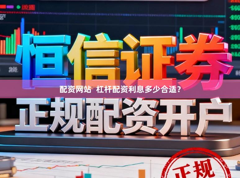 配资网站  杠杆配资利息多少合适？